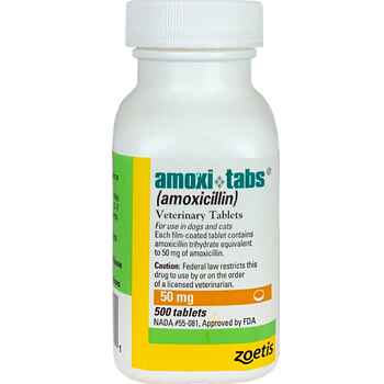 Amoxicillin 50 mg (sold per tablet) product detail number 1.0