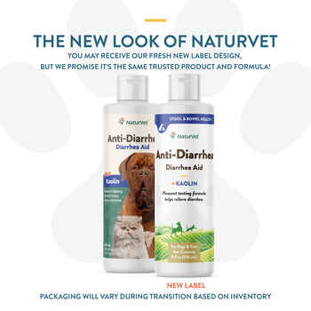 Naturvet Anti-Diarrhea Plus Kaolin For Dogs & Cats 8oz