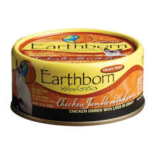 Earthborn Holistic Grain Free Chicken Jumble with Liver Canned Cat Food-product-tile