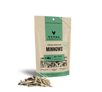 Vital Essentials Freeze Dried Raw Minnows Dog Treats 1 oz Bag product detail number 1.0