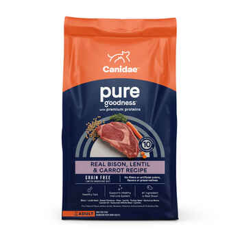 Canidae PURE Grain Free Bison, Lentil & Carrot Recipe Dry Dog Food 10 lb Bag product detail number 1.0