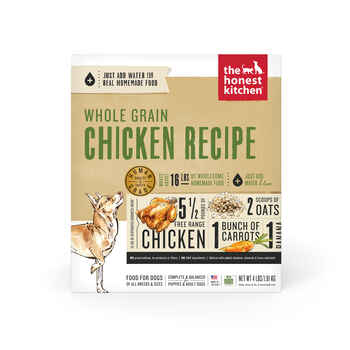 The Honest Kitchen Whole Grain Chicken Dehydrated Dog Food - 4 lb Box product detail number 1.0