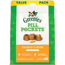 Greenies Pill Pockets Canine Chicken Flavor Capsule Size 15.8 oz Value Pack-product-tile
