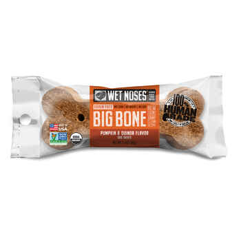 Wet Noses Pumpkin & Quinoa Grain Free Big Bone Crunchy Dog Treat 2oz product detail number 1.0