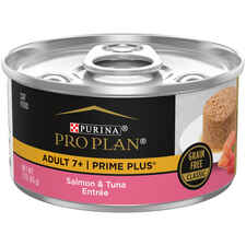 Purina Pro Plan Senior Adult 7+ Prime Plus Salmon & Tuna Entree Grain-Free Classic Wet Cat Food-product-tile