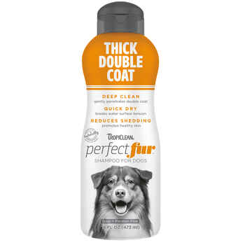 TropiClean PerfectFur Thick Double Coat Shampoo for Dogs 16 oz product detail number 1.0