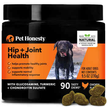Pet Honesty Hip + Joint Health Chicken Flavored Soft Chews Hip and Joint Mobility Supplement for Dogs 90 Count product detail number 1.0