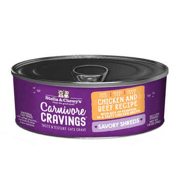 Stella & Chewy's Savory Shreds Chicken & Beef Cat Food 2.8 oz Cans - Case of 24 product detail number 1.0