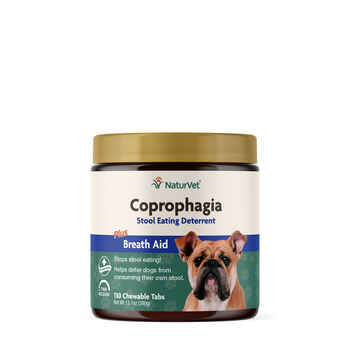 NaturVet Coprophagia Stool Eating Deterrent Plus Breath Aid Supplement for Dogs Time Release - Chewable Tablets 130 ct product detail number 1.0