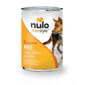 Nulo FreeStyle Chicken, Carrots & Peas Pate Adult Dog Food 13 oz Cans Case of 12 product detail number 1.0