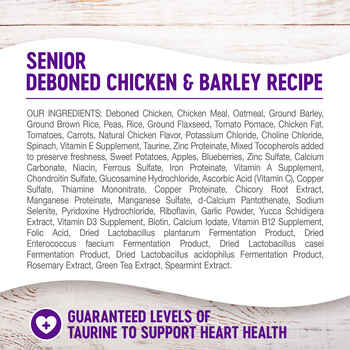 Wellness Complete Senior Chicken & Barley for Dogs