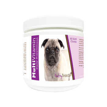 Healthy Breeds Pug Multi-Vitamin Soft Chews 60ct product detail number 1.0