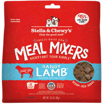 Stella & Chewy's Dandy Lamb Meal Mixers Freeze-Dried Raw Dog Food Topper 3.5oz product detail number 1.0