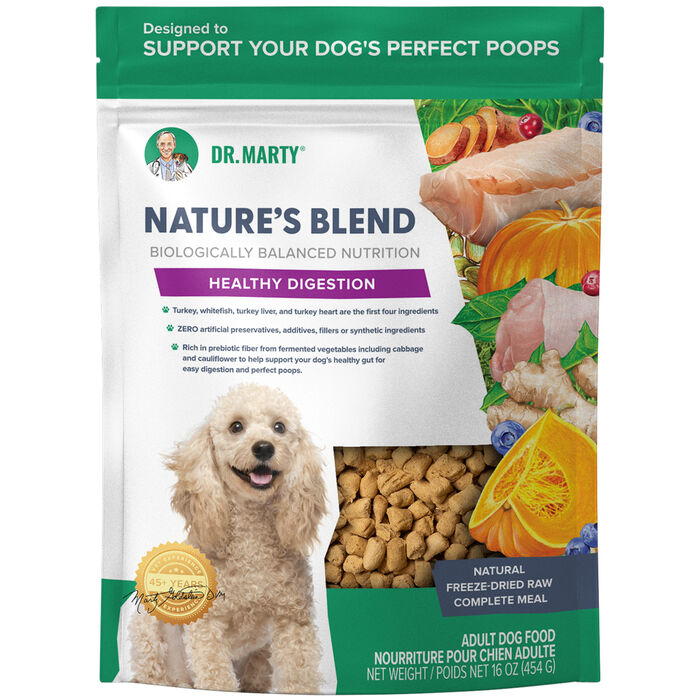Dr. Marty Nature's Blend Healthy Digestion Freeze Dried Raw Dog Food
