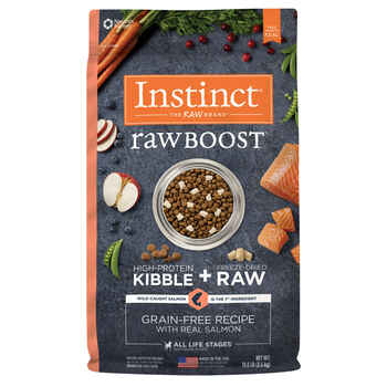 Instinct Raw Boost Grain-Free Real Salmon Recipe High Protein Freeze-Dried Raw Dry Dog Food  - 19 lb Bag product detail number 1.0
