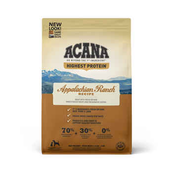 ACANA Highest Protein Appalachian Ranch Grain Free Dry Dog Food 4.5 lb Bag product detail number 1.0