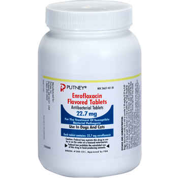 Enrofloxacin 22.7 mg (sold per tablet) product detail number 1.0