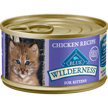 Blue Buffalo BLUE Wilderness Kitten Chicken Recipe Wet Cat Food 3 oz Can - Case of 24 product detail number 1.0