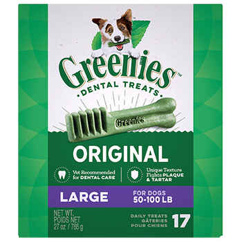 Greenies Dental Treats 27 oz Large 17 Treats product detail number 1.0