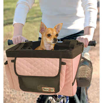 Snoozer® Pet Bicycle Basket - Pink/Grey product detail number 1.0