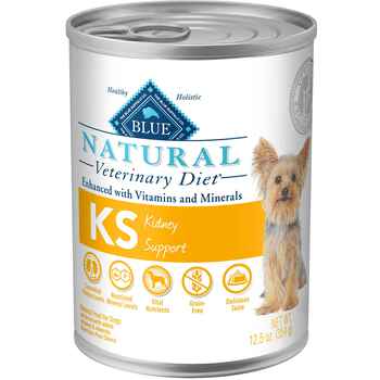 BLUE Natural Veterinary Diet KS Kidney Support Canned Dog Food 12.5 oz - Case of 12 product detail number 1.0