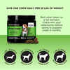 Pet Honesty Grass Green Turkey Flavored Soft Chews Grass Burn & Lawn Protection Supplement for Dogs 90 Count