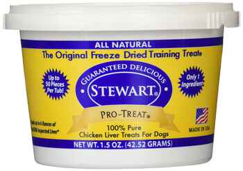 Stewart Pro-Treat Freeze Dried Chicken Liver 1.5 oz. product detail number 1.0