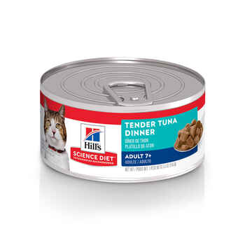 Hill's Science Diet Adult 7+ Tender Tuna Dinner Wet Cat Food - 5.5 oz Cans - Case of 24 product detail number 1.0