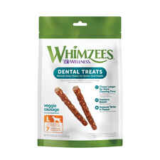 Whimzees® by Wellness Veggie Sausage Natural Grain Free Dental Chews for Dogs-product-tile