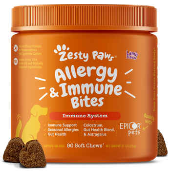 Zesty Paws Allergy & Immune Bites for Dogs Lamb - 90ct product detail number 1.0