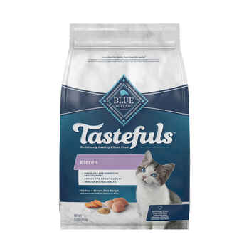 Blue Buffalo Tastefuls Natural Chicken Dry Kitten Food 3 lb bag product detail number 1.0