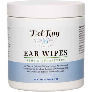 DelRay Ear Cleansing Wipes (Eucalyptus/Aloe Vera) 100CT product detail number 1.0