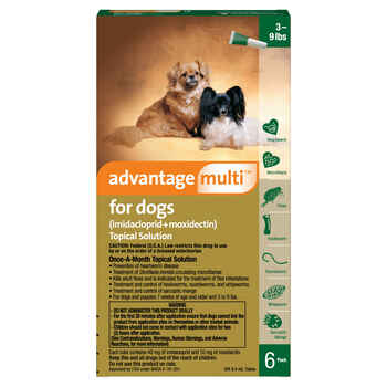 Advantage Multi 6pk Dogs 3-9 lbs product detail number 1.0