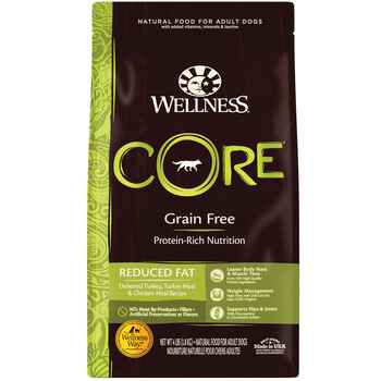 Wellness CORE Grain Free Reduced Fat Recipe Dry Dog Food 4 lb Bag product detail number 1.0