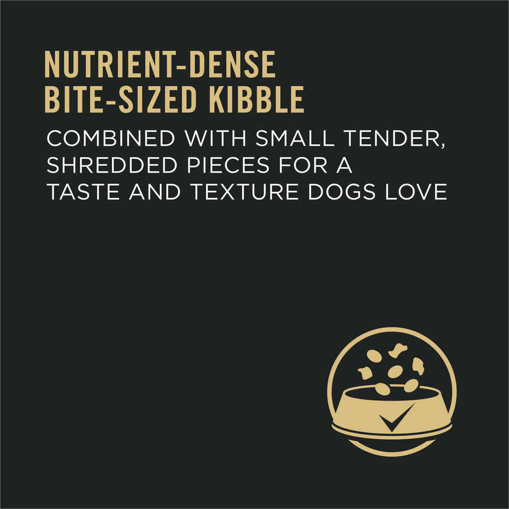 Purina Pro Plan Adult Small Breed Shredded Blend Beef & Rice Formula Dry Dog Food