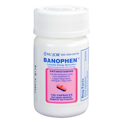 Diphenhydramine (Generic Benadryl) for 