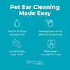 Oxyfresh Advanced Pet Ear Cleaning Solution Sensitive & Sting-Free Formula for Dogs & Cats 8 oz Bottle