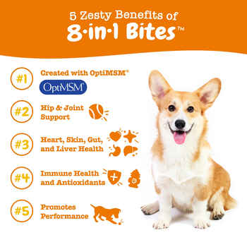 Zesty Paws 8-in-1 Multifunctional Bites for Dogs Chicken - 90ct