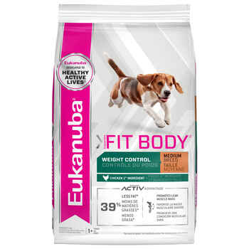 Eukanuba Fit Body Weight Control Medium Breed Dry Dog Food 15 lb Bag product detail number 1.0