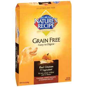 Nature's Recipe Grain Free Easy to Digest Dry Dog Food Chicken, Sweet Potato & Pumpkin 24 lb product detail number 1.0