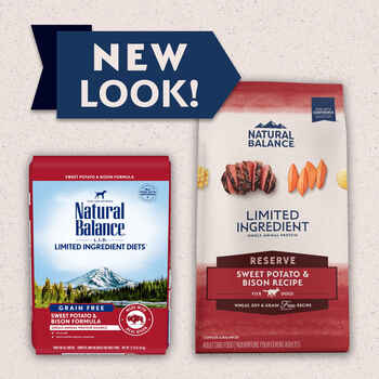 Natural Balance® Limited Ingredient Reserve Grain Free Sweet Potato & Bison Recipe Dry Dog Food 4 lb