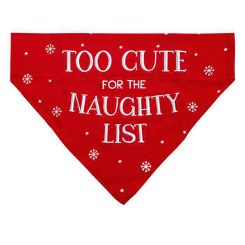 Pearhead "Too Cute For the Naughty List" Bandana product detail number 1.0