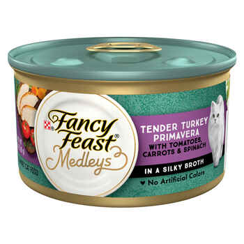 Fancy Feast Medleys Turkey Primavera With Veggies Wet Cat Food 3 oz. Cans - Case of 24 product detail number 1.0