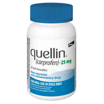 Quellin Carprofen Soft Chew - Generic to Rimadyl 25 mg chewables 30 ct product detail number 1.0