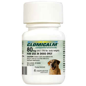 Clomicalm 80 mg Dogs 44.1-176 lbs 30 ct product detail number 1.0