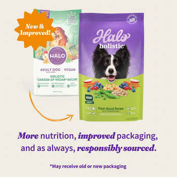 Halo Holistic Plant-Based with Superfoods Vegan Dog Food 10lb