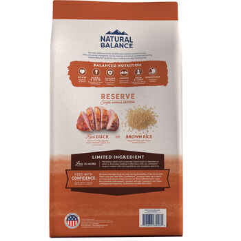 Natural Balance® Limited Ingredient Reserve Duck & Brown Rice Recipe Dry Dog Food 22 lb
