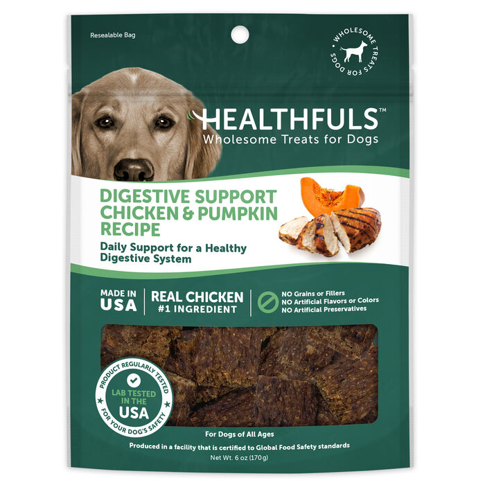Healthfuls Digestive Support Chicken & Pumpkin Recipe Dog Treats
