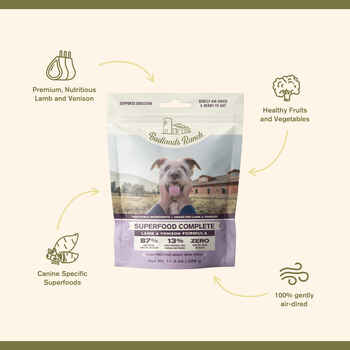 Badlands Ranch Superfood Complete Lamb & Venison Formula Air Dried Dog Food 11.5 oz Bag