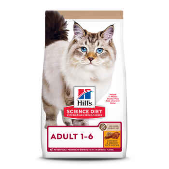 Hill's Science Diet Adult No Corn, Wheat or Soy Chicken Recipe Dry Cat Food - 15 lb Bag product detail number 1.0